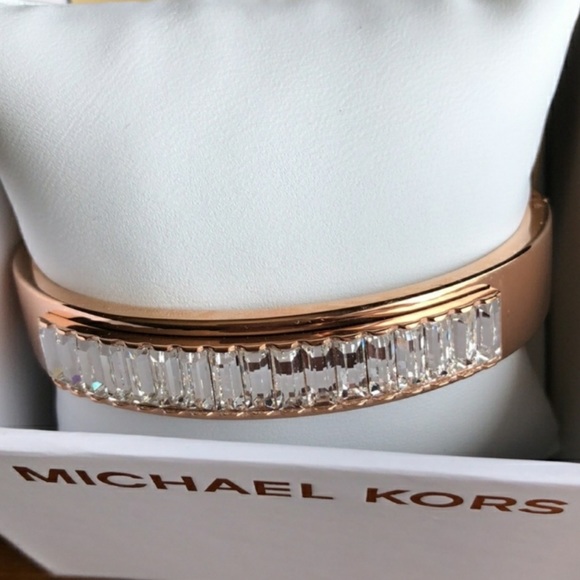 Michael Kors Jewelry - Michael Kors Rose Gold Cuff NWOT